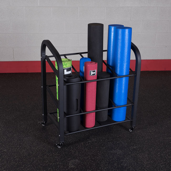 Body Solid GYR500 Rolling Storage Cart Fitness Accessories Canada.