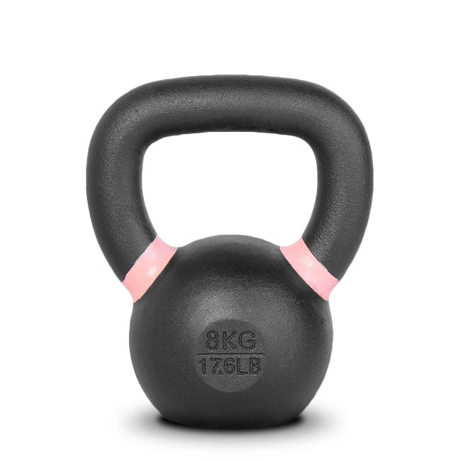 XM FITNESS Cast Iron Kettlebells - 8kg Strength & Conditioning Canada.