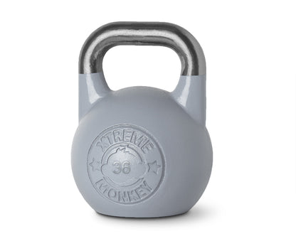 XM FITNESS 36kg Cool Grey Competition Kettlebell Strength & Conditioning Canada.