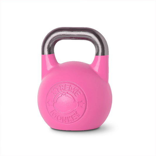 XM FITNESS 8kg Pink Competition Kettlebell Strength & Conditioning Canada.