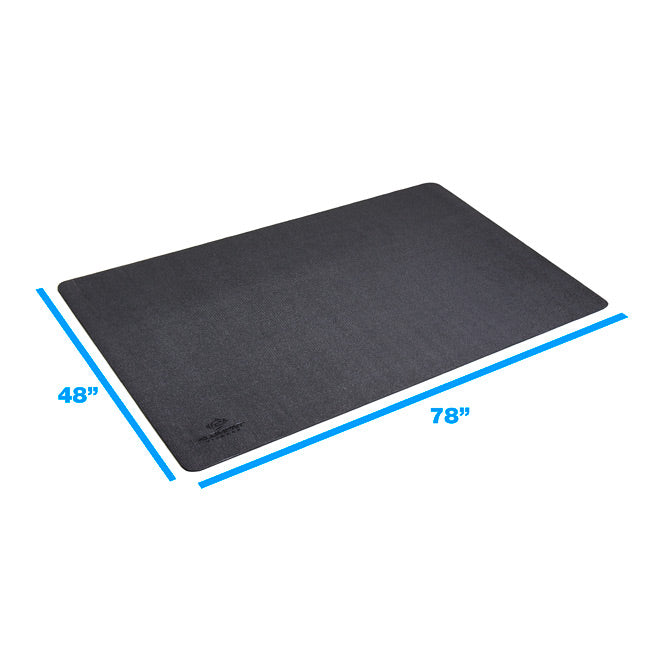 GrandSpace Mat: The Premier Extra Large Yoga Mat for Home Fitness - Just  Black