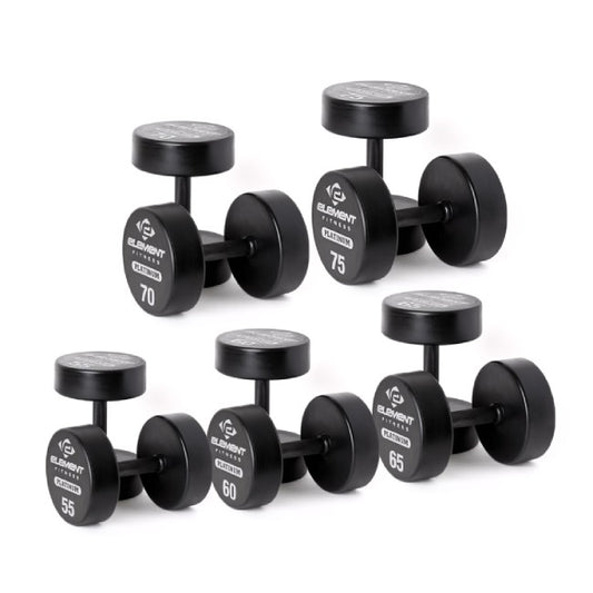 Element Fitness 55-75 Platinum Dumbbell Set Strength & Conditioning Canada.