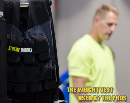 XM FITNESS 45lbs Commercial Weighted Vest Strength & Conditioning Canada.