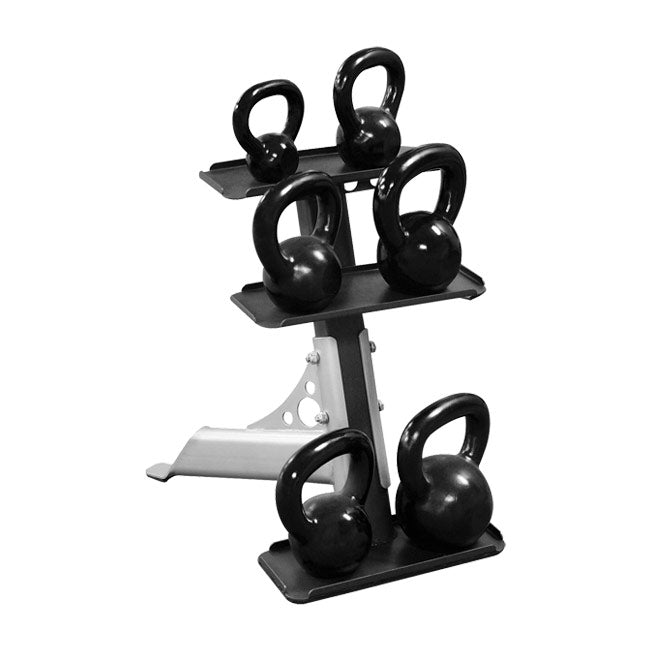 Body-Solid GDKR50 3-Pair Kettlebell Rack Strength & Conditioning Canada.