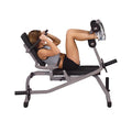 Body-Solid Horizontal Ab Crunch Machine GAB100 Strength Machines Canada.