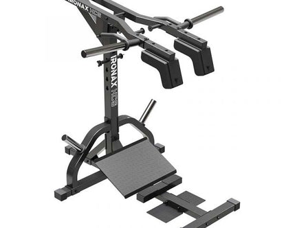 IRONAX Leverage Squat and Calf Station Strength Machines Canada.