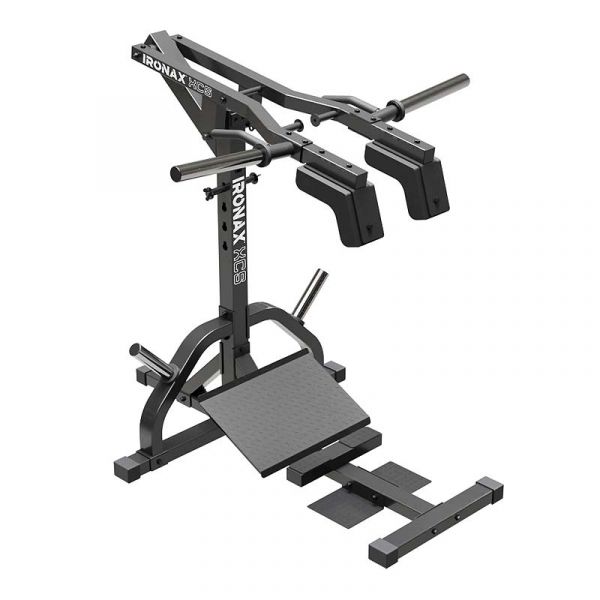 IRONAX Leverage Squat and Calf Station Strength Machines Canada.