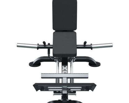 IRONAX XCL Compact Leg Press / Rubber Plate Set Strength Machines Canada.