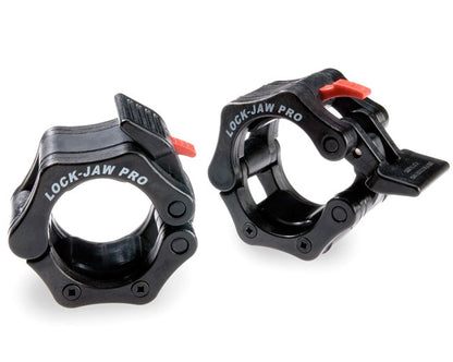 Lock-Jaw PRO 2 - 2" Olympic Barbell Collars - Black Strength & Conditioning Canada.