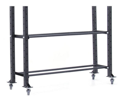 XM Fitness 2 Tier Ball/Plate Storage Rack - 6ft Strength & Conditioning Canada.