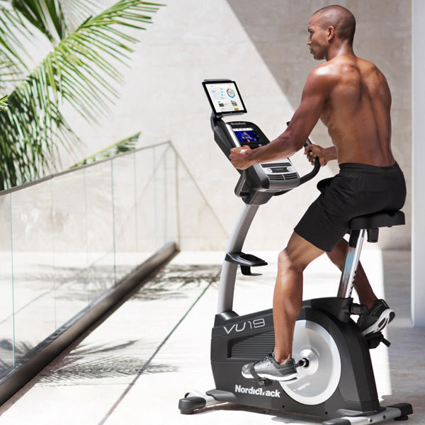 NordicTrack VU 19 Upright Exercise Bike The Treadmill Factory