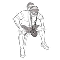 PRO-18 NYLON PADDED HEAD HARNESS Strength & Conditioning Canada.