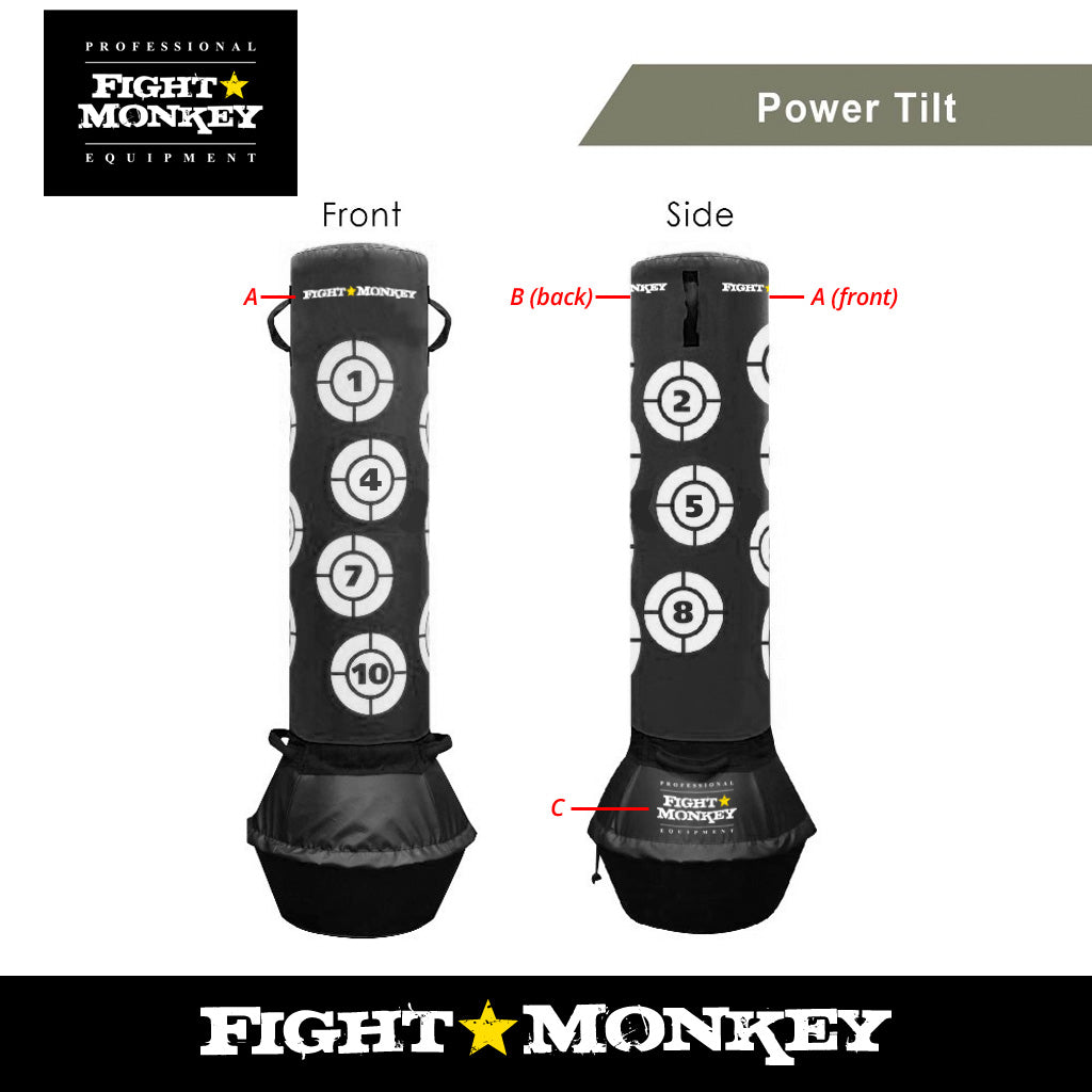 Fight Monkey Freestanding Target Heavy Bag Fitness Accessories Canada.