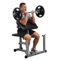 Powerline Preacher Curl Bench PPB32X Strength Machines Canada.