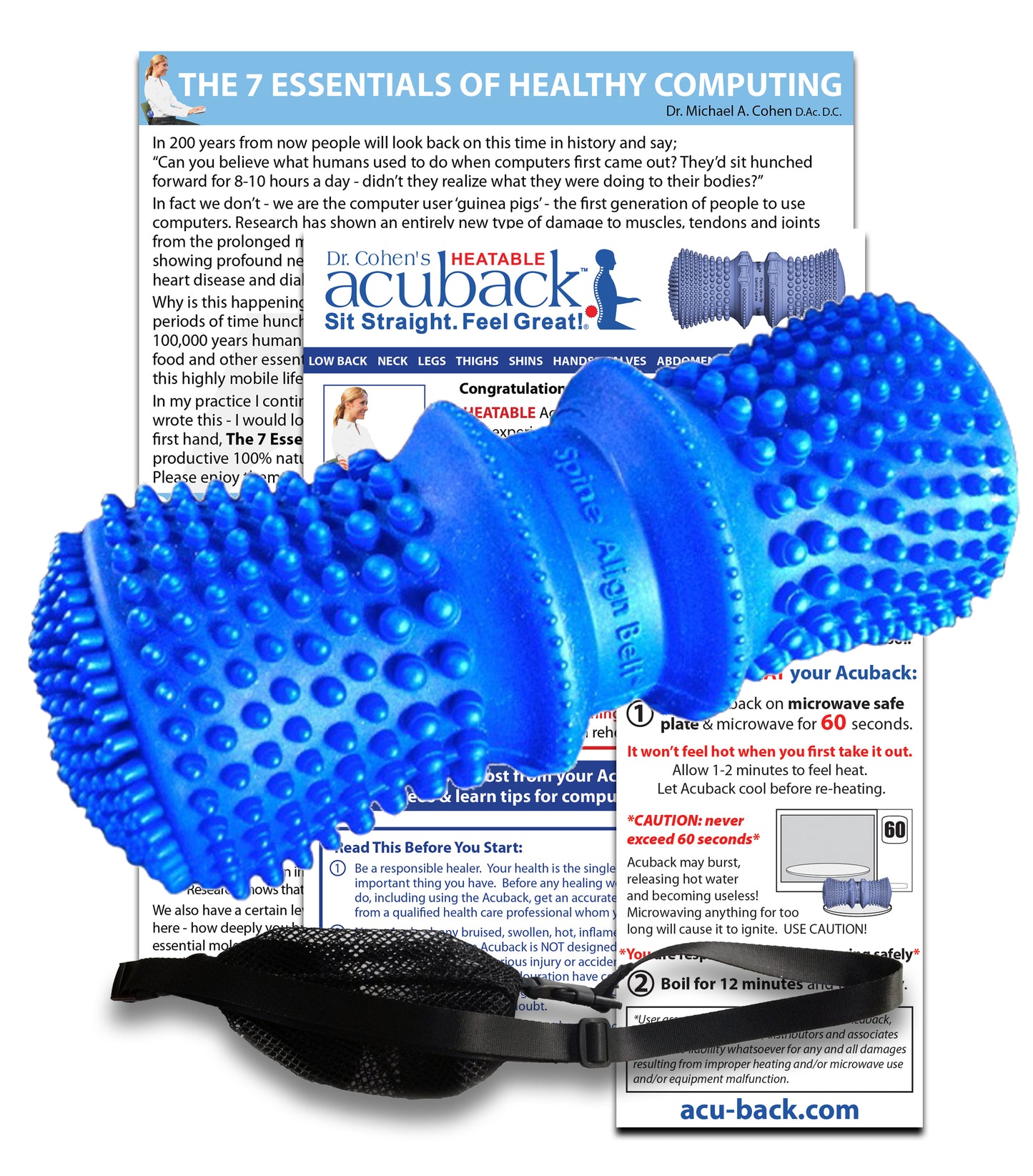 Dr. Cohen’s Heatable Acuback Kit Fitness Accessories Canada.