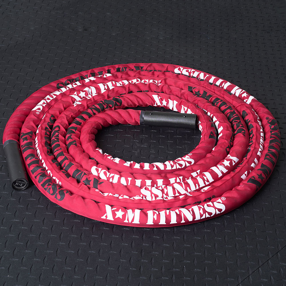 XM FITNESS Commercial 30' Battle Rope with Sleeve – The Treadmill Factory