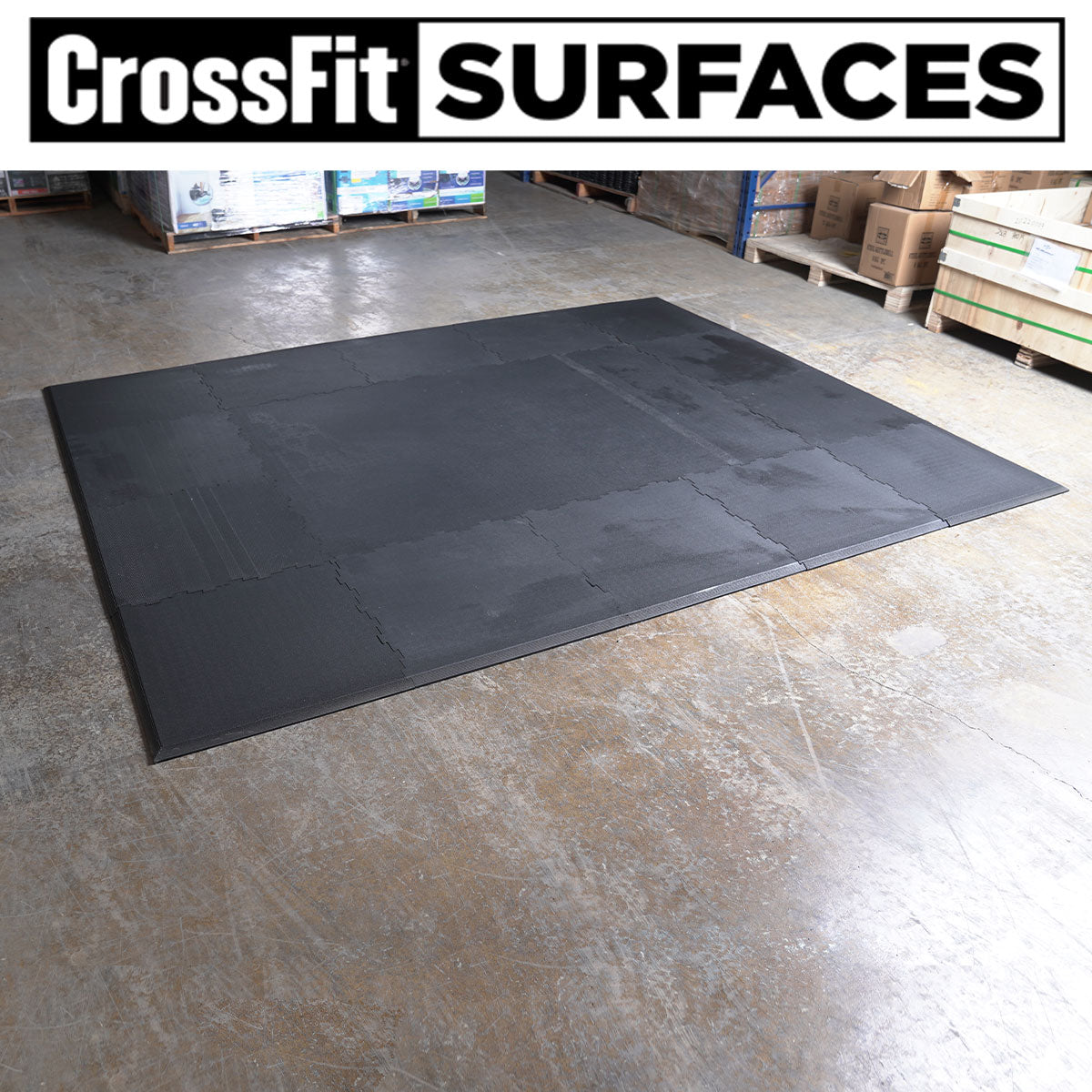 SurfaceCo - Game System Crossfit Flooring - 10’ x 8’ Bevelled Platform - Atlas Games USED