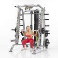 TuffStuff Fitness EVOLUTION SMITH MACHINE / HALF CAGE ENSEMBLE (CSM-725WS) Strength Machines Canada.