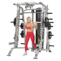 TuffStuff Fitness EVOLUTION SMITH MACHINE / HALF CAGE ENSEMBLE (CSM-725WS) Strength Machines Canada.