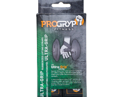 PRO-92 ULTRA-GRIP RUBBERIZED LIFTING STRAPS (BLACK) Strength & Conditioning Canada.