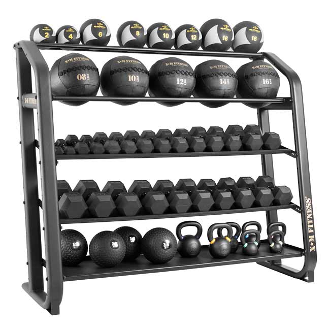 XM Fitness 5 Tier Multi Storage Rack Strength & Conditioning Canada.