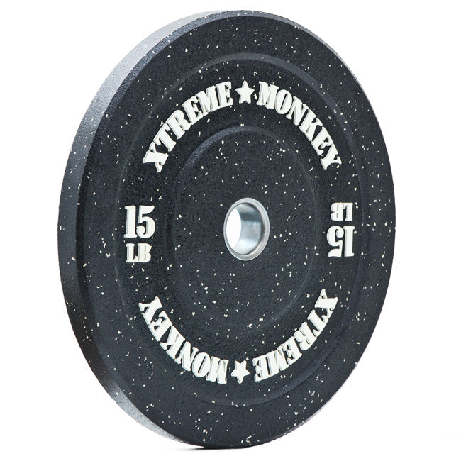 XM FITNESS 15lbs Crumb Rubber Bumper Plate Strength & Conditioning Canada.
