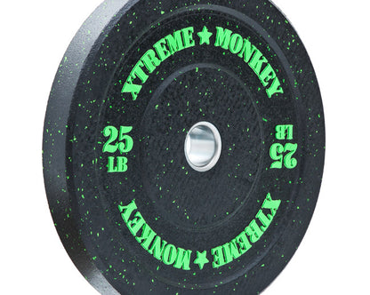 XM FITNESS 25lbs Crumb Rubber Bumper Plate Strength & Conditioning Canada.