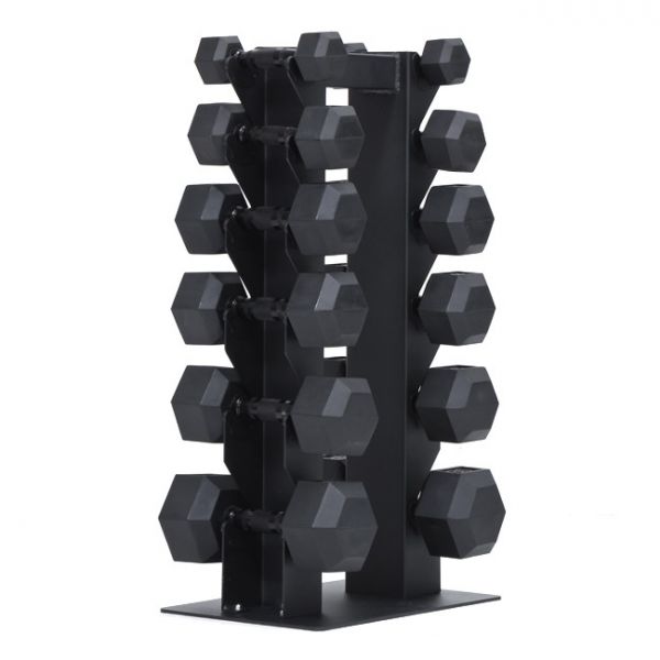 6 Pair Rack with 216lb Dumbbell Combo Strength & Conditioning Canada.