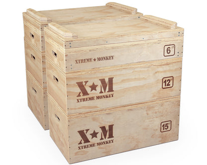 XM FITNESS Wood Jerk Blocks Strength & Conditioning Canada.