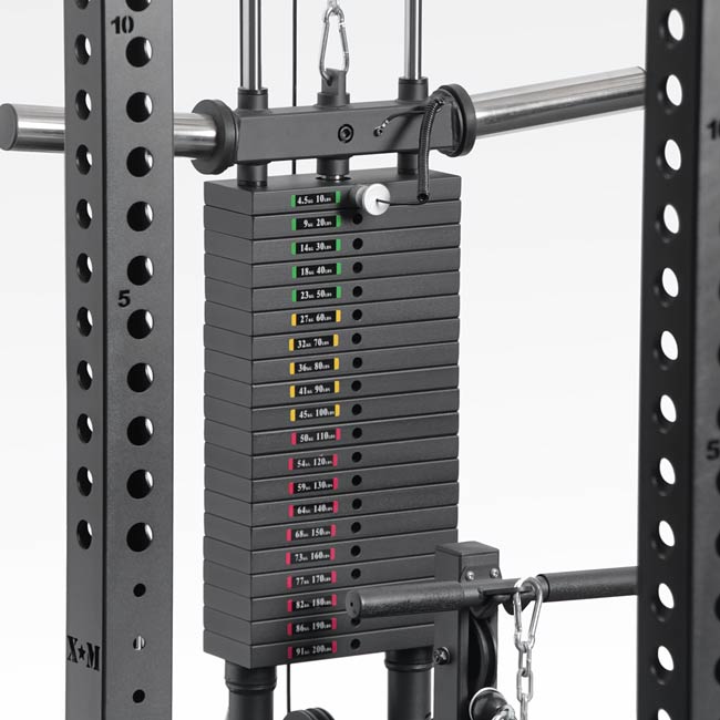 XM Fitness Infinity Rack Pull Down and Weight Stack – The