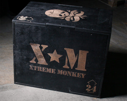 XM FITNESS Limited Edition Wood Plyo Box Strength & Conditioning Canada.
