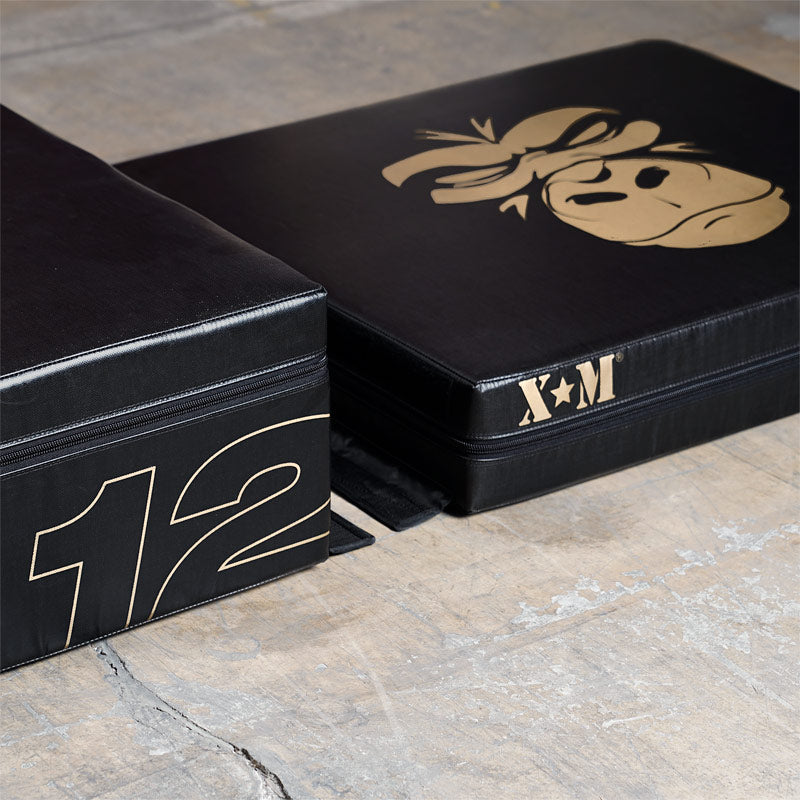 XM FITNESS Soft Plyo Box Set - 6" 12" & 18" Strength & Conditioning Canada.